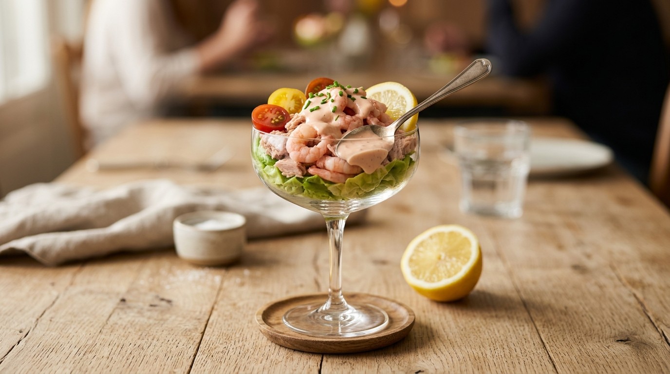 Garnalen-tonijn Cocktail