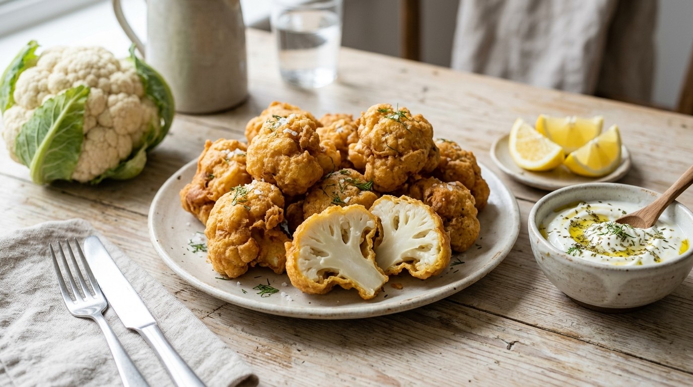 Gebakken Bloemkool recept Gebakken Bloemkool recept