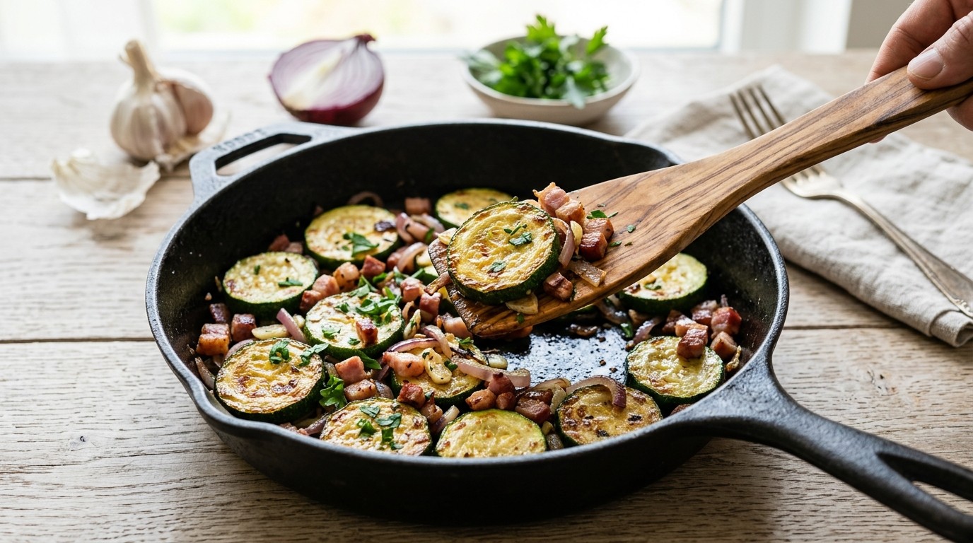 Gebakken Courgettes