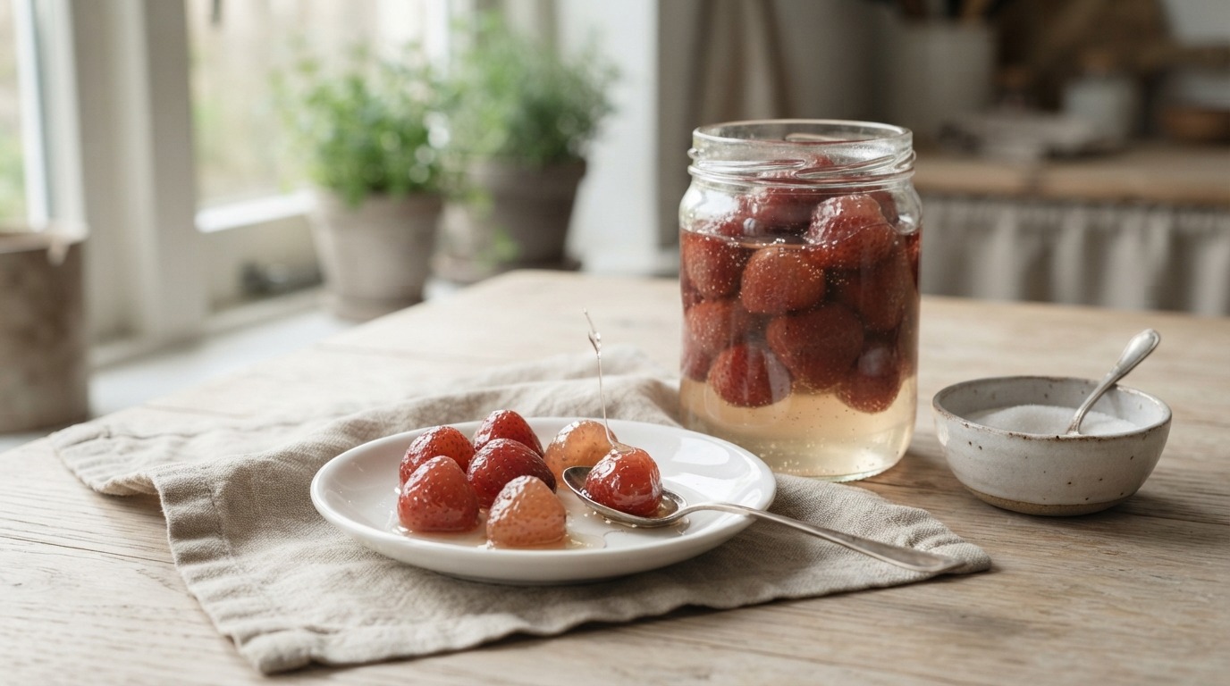 Geconfijte Aardbeien
