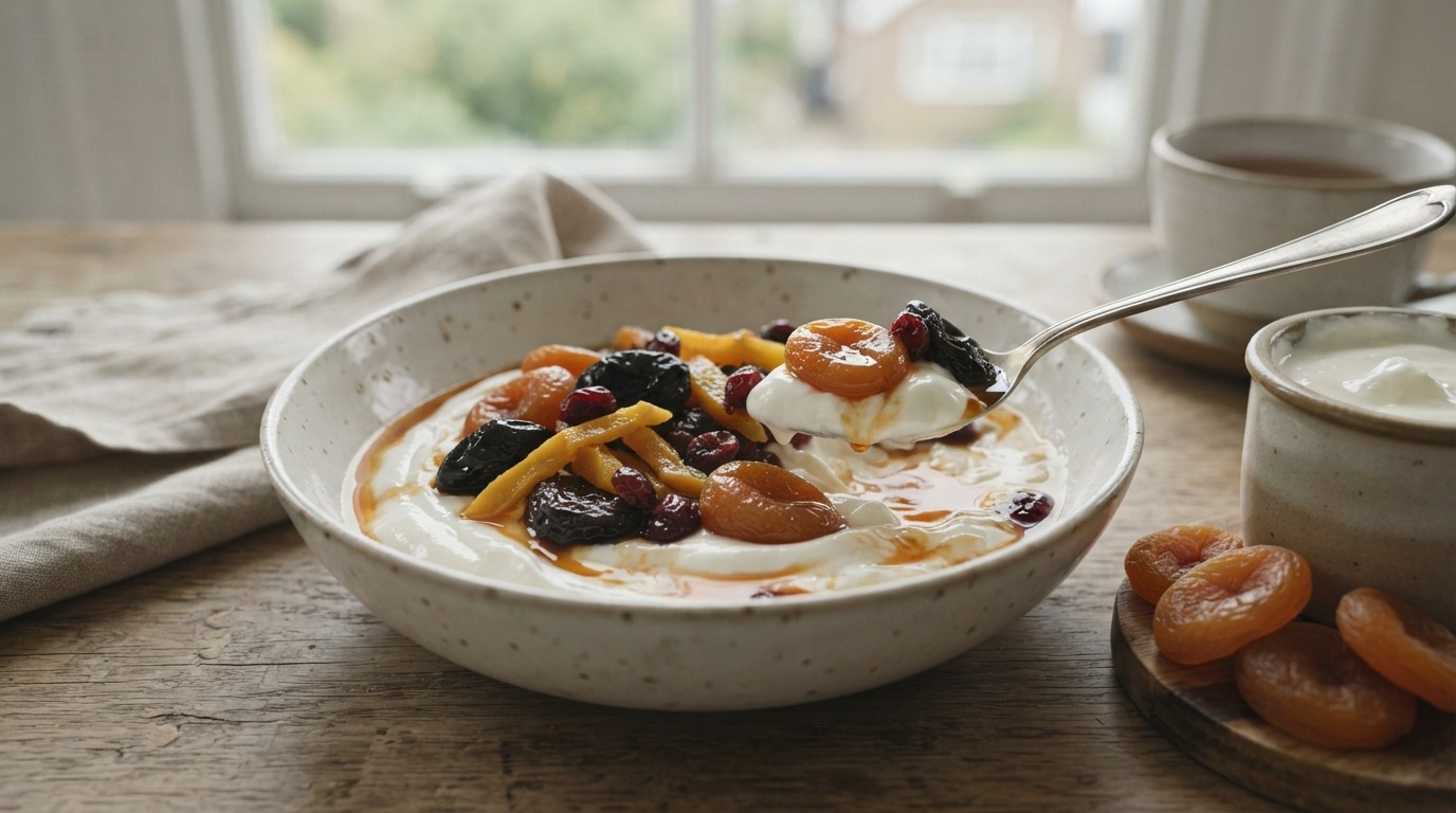 Gedroogde Vruchten met Yoghurt