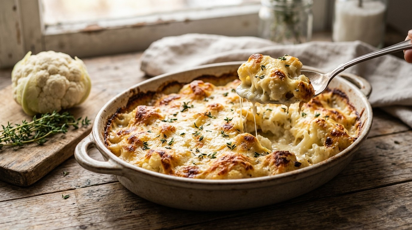 Gegratineerde Bloemkool recept Gegratineerde Bloemkool recept