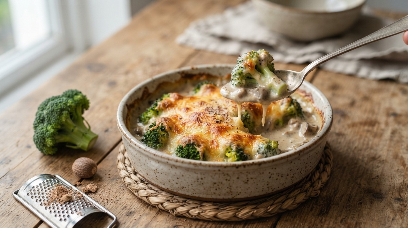 Gegratineerde Broccoli
