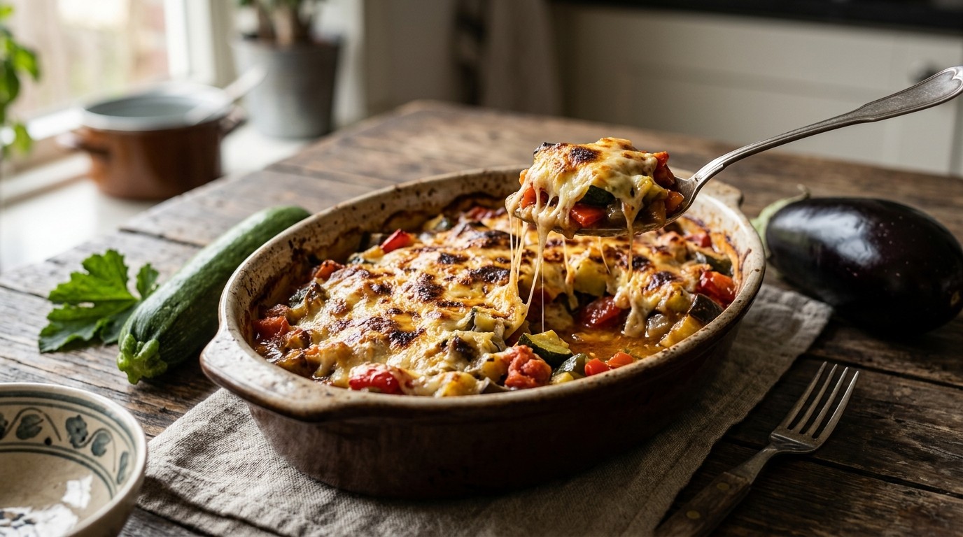 Gegratineerde Groenteschotel
