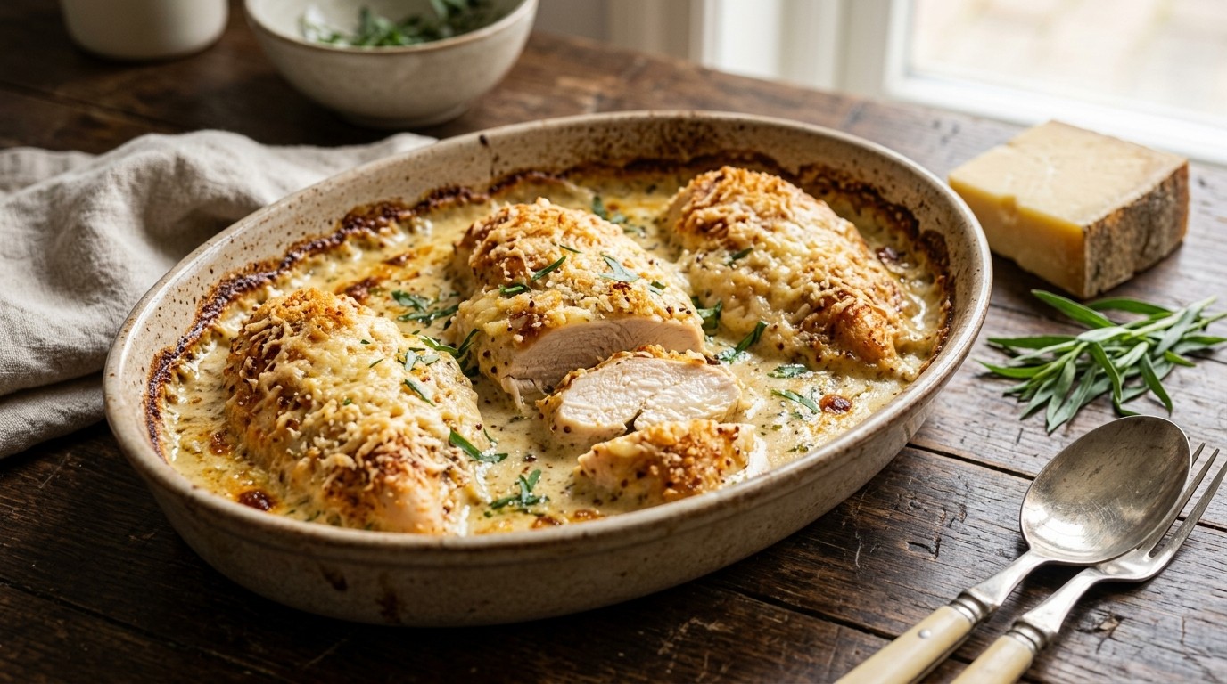 Gegratineerde Kipfilet
