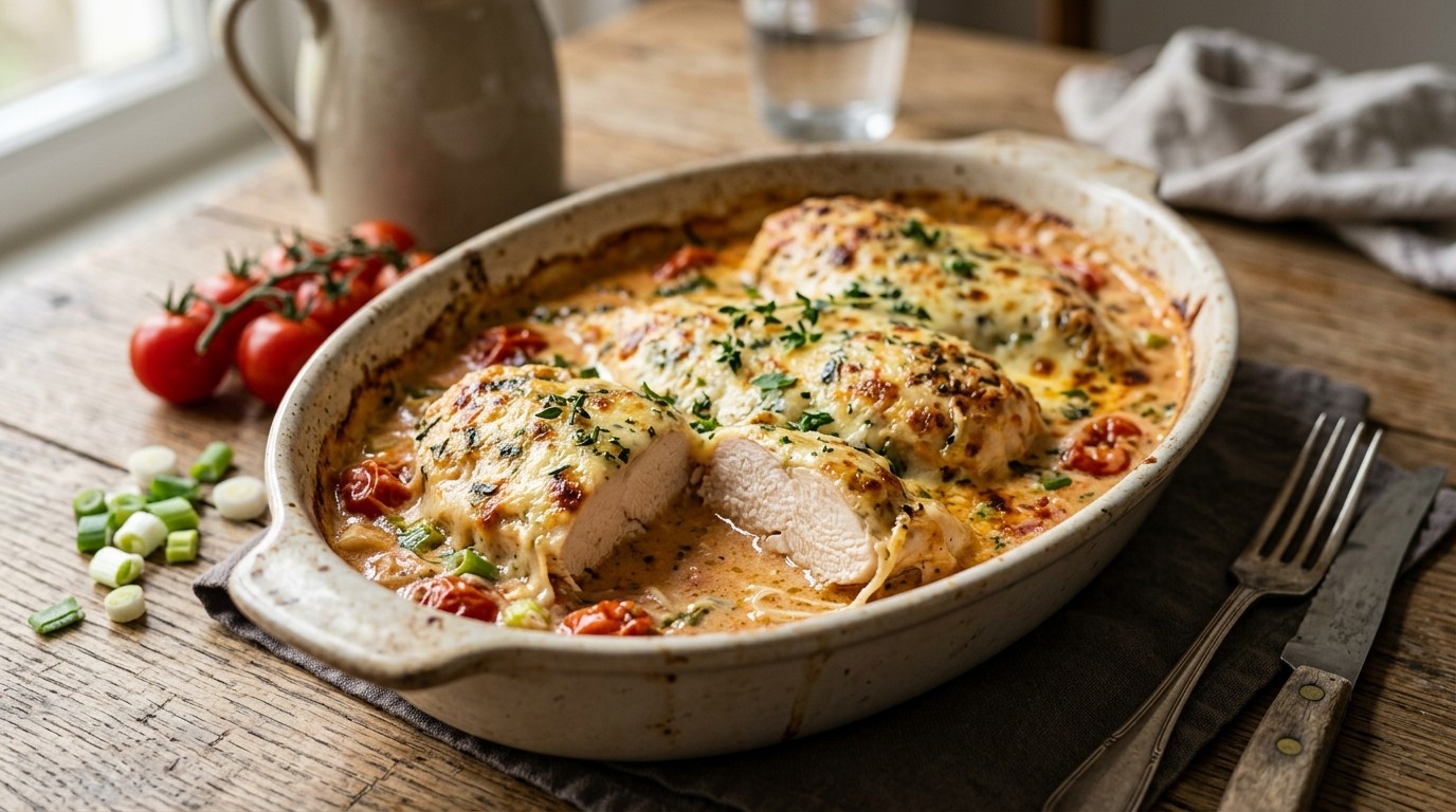 Gegratineerde Kipfilet
