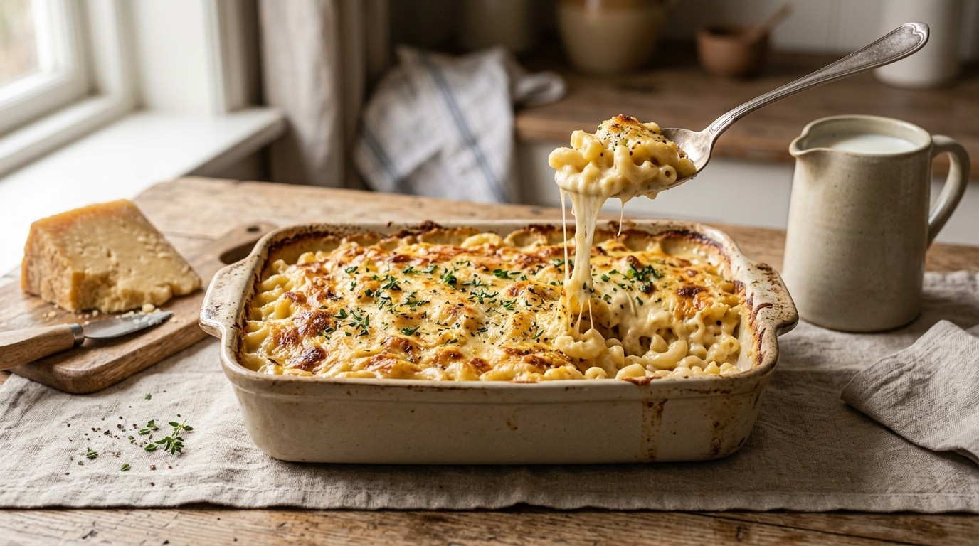 Gegratineerde Macaroni