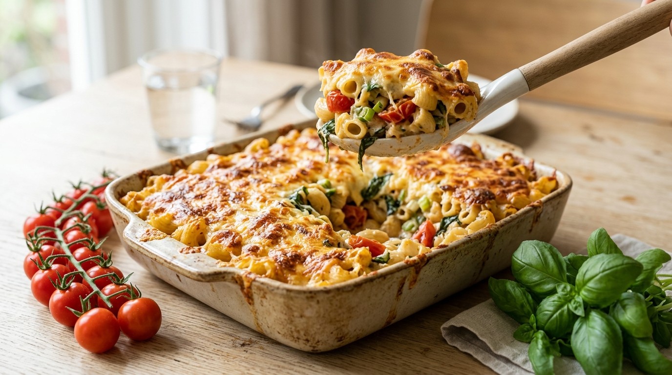 Gegratineerde Pastaschotel