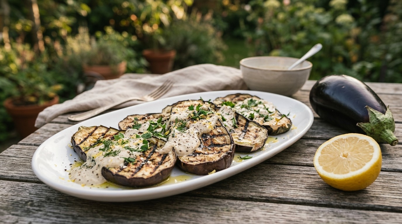Gegrilde Aubergine