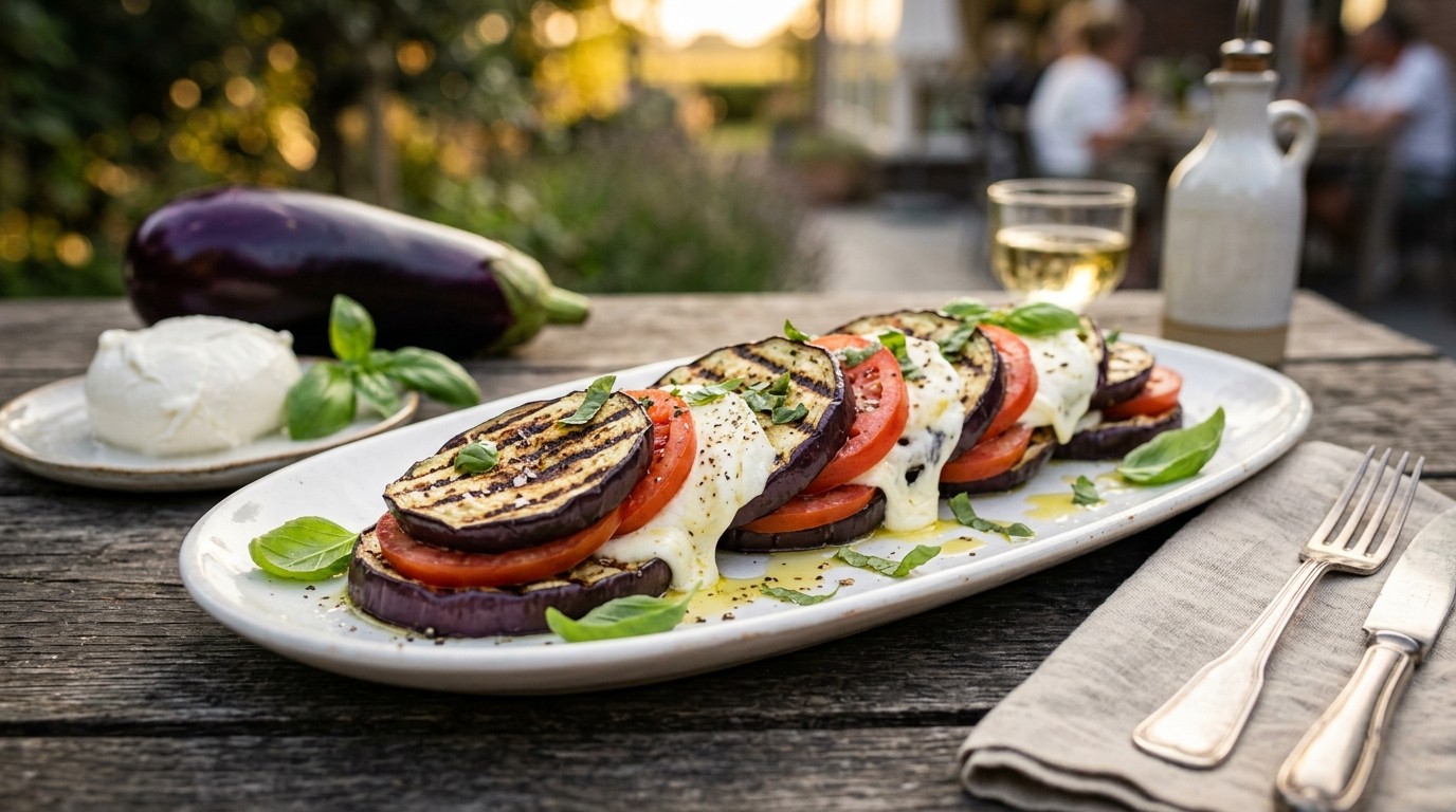Gegrilde Aubergine