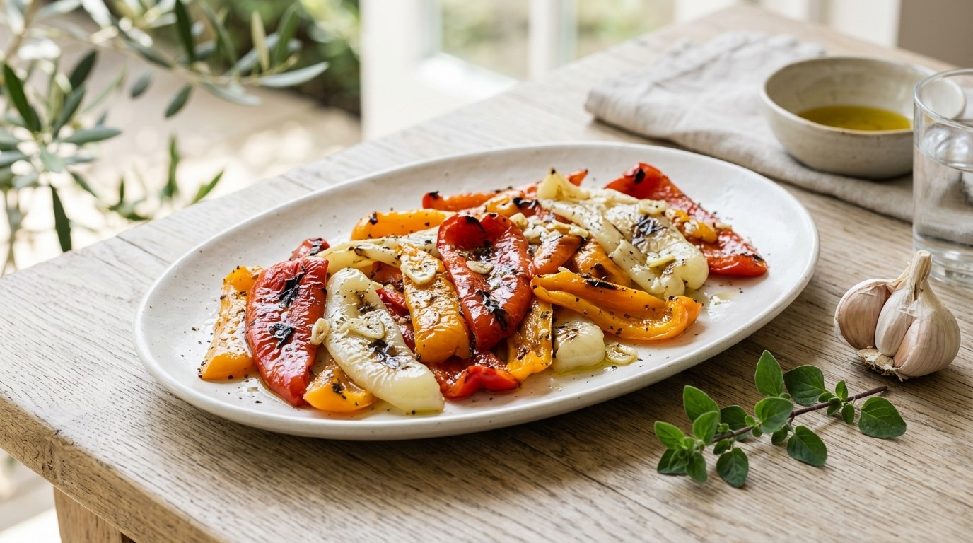 Gegrilde Paprika Salade