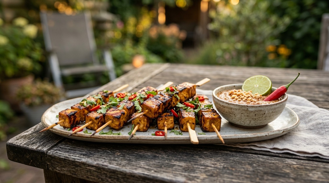 Gegrilde Tofusate