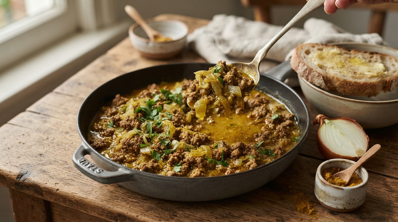 Gehakt Curry recept Gehakt Curry recept