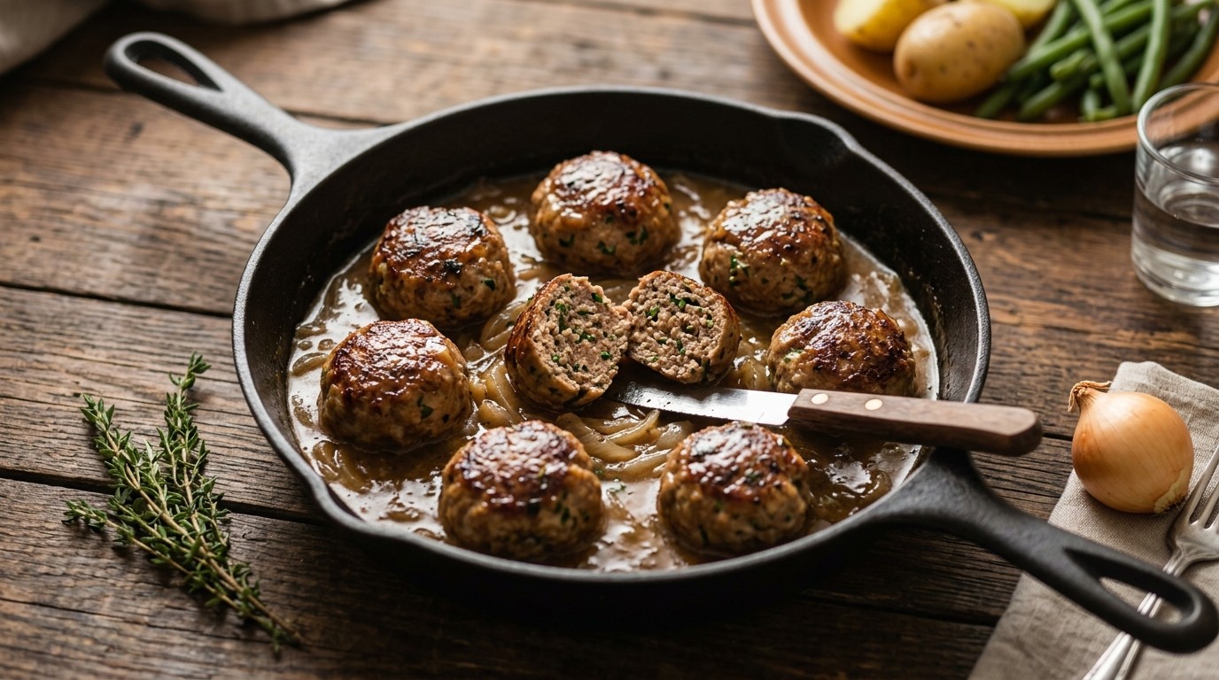 Gehaktballen met Fijne Kruiden en ui