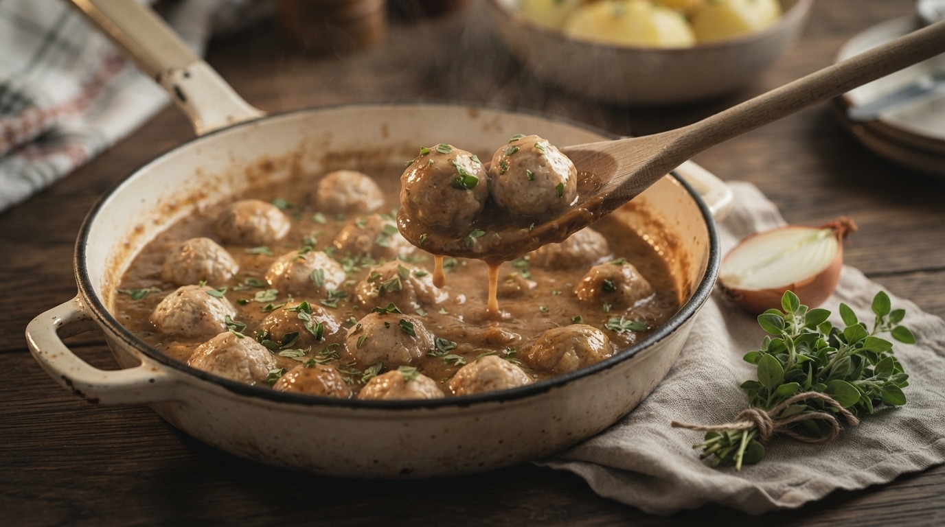 Gehaktballetjes in Saus