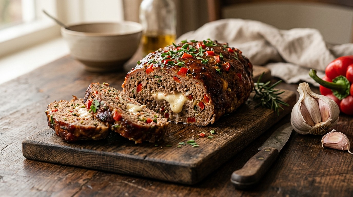 Gehaktbrood met een Italiaans Tintje recept Gehaktbrood met een Italiaans Tintje recept