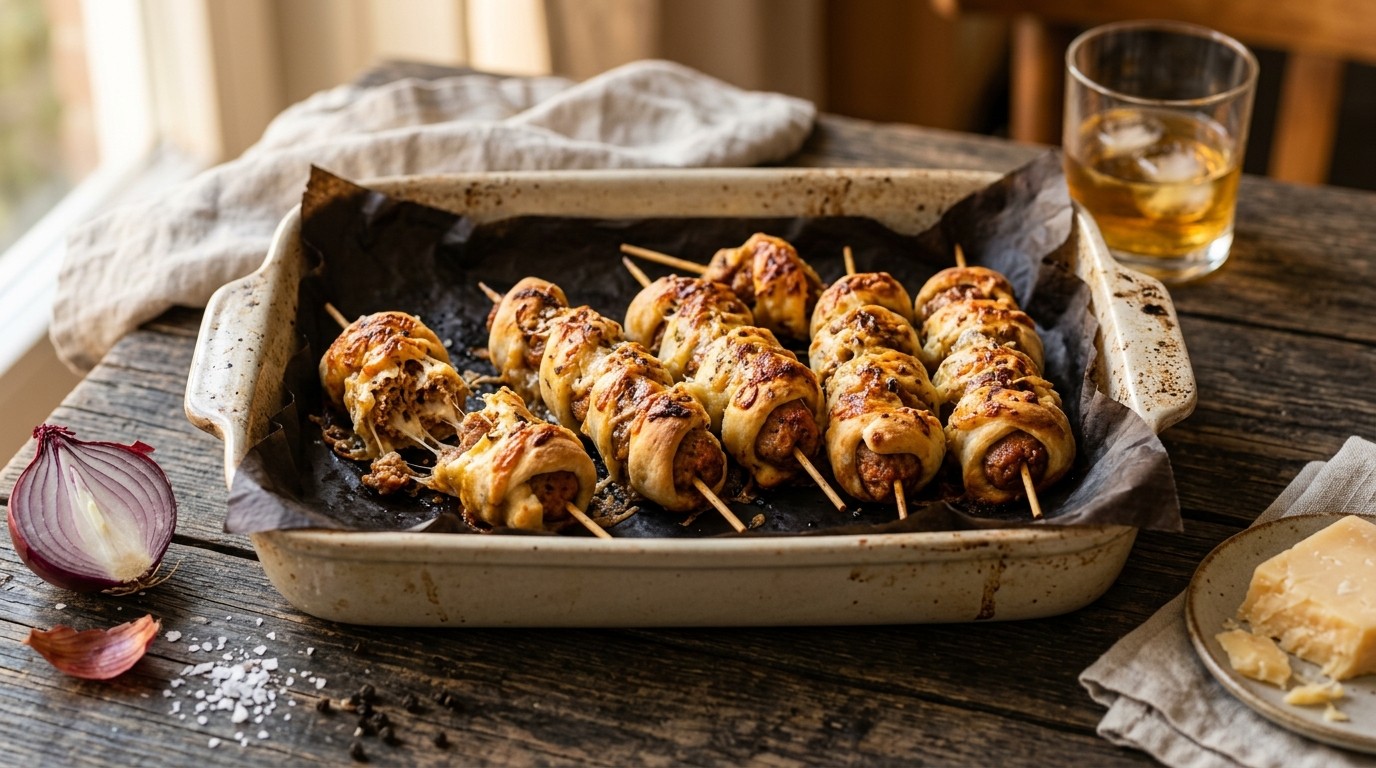 Gehaktspiesjes uit de Oven