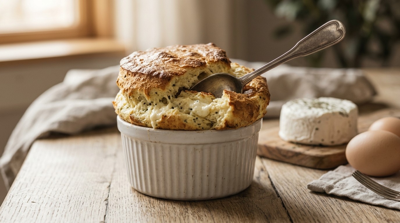 Geitenkaassouffle