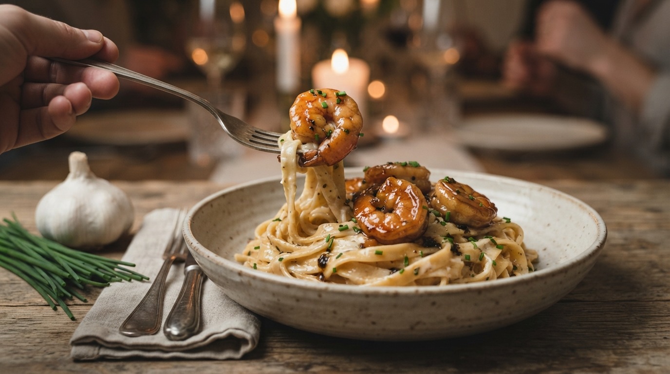 Gekarameliseerde Scampi