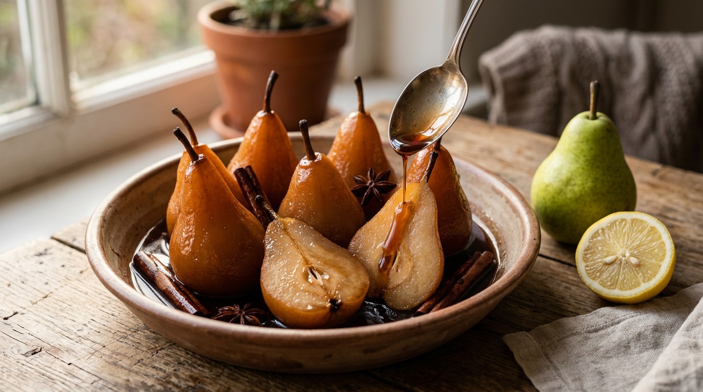 Gekookte Peren met Kaneel recept Gekookte Peren met Kaneel recept