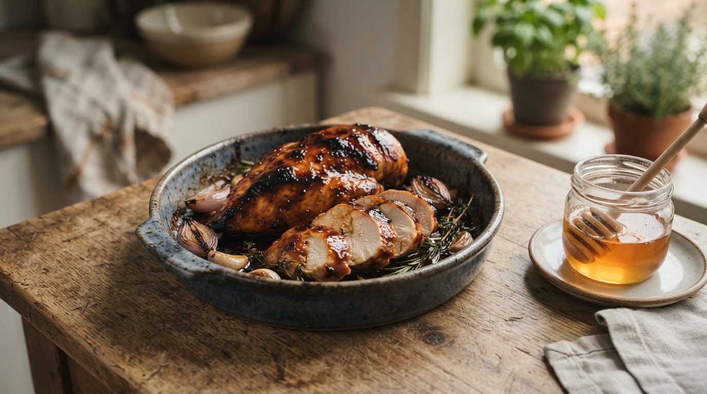 Gelakkeerde Kipfilet uit de Oven