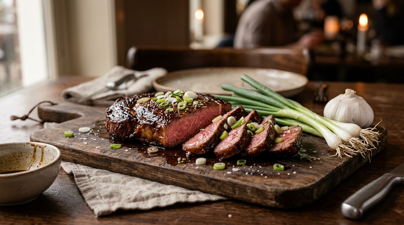 Gemarineerde Entrecote met Sherry
