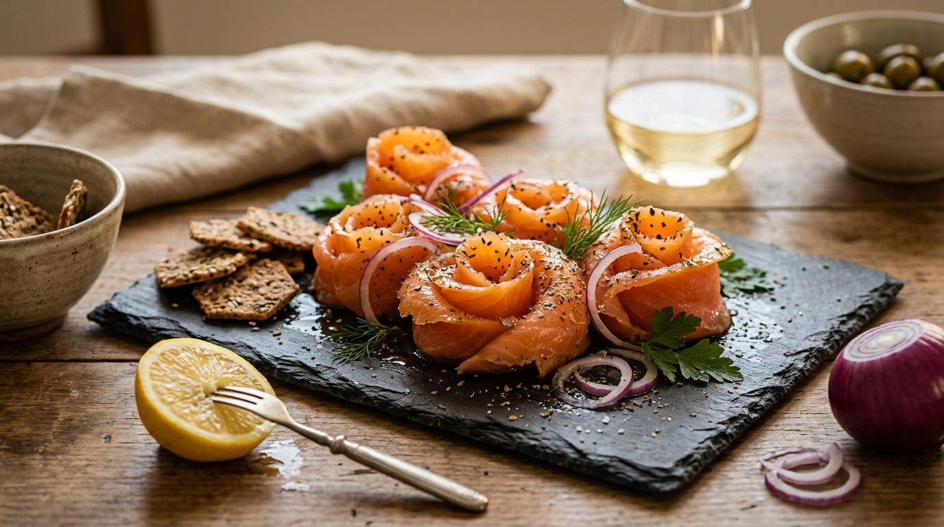 Gemarineerde Zalm
