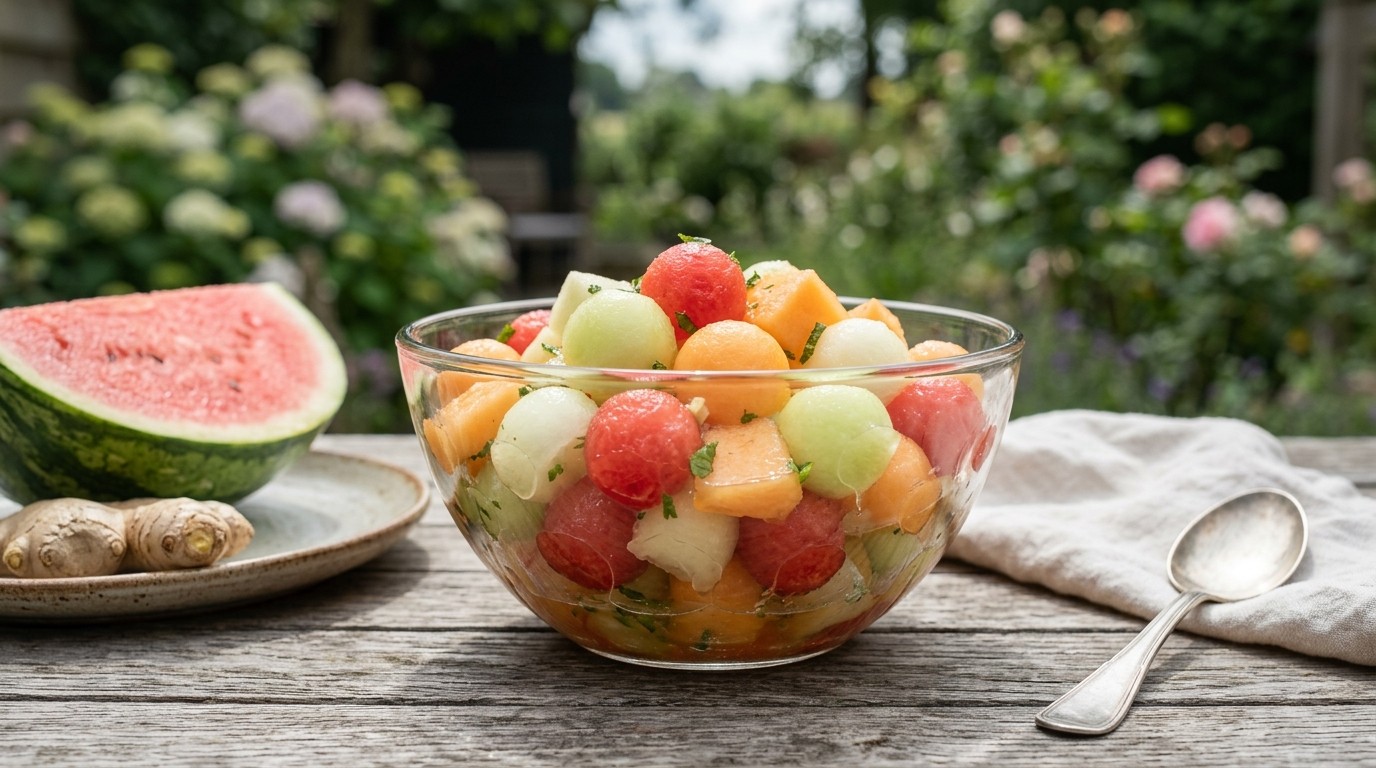 Gemengde Meloensalade recept Gemengde Meloensalade recept