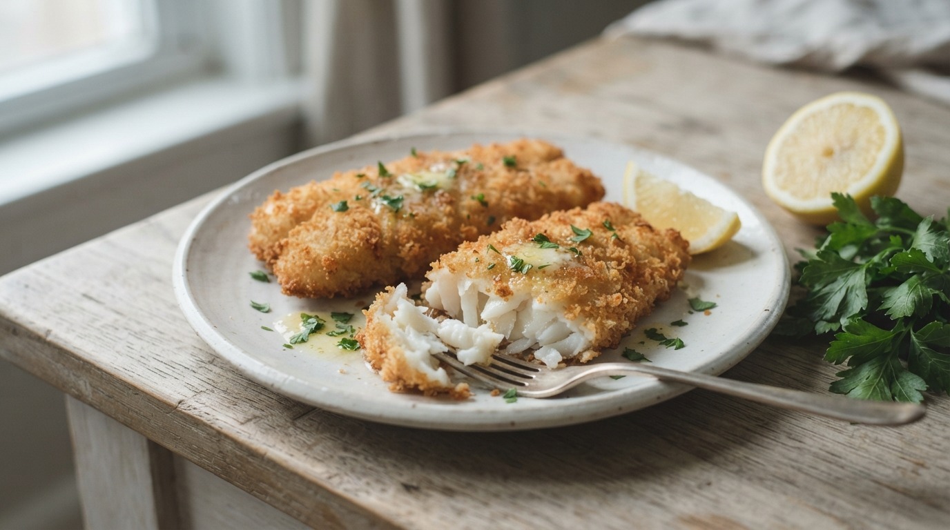 Gepaneerde Visfilets recept Gepaneerde Visfilets recept