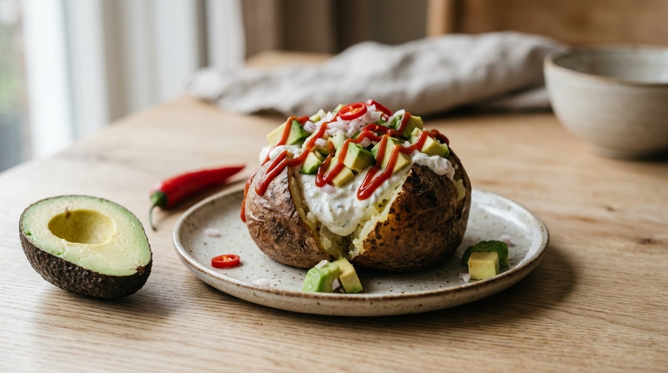 Gepofte Aardappel uit de Magnetron