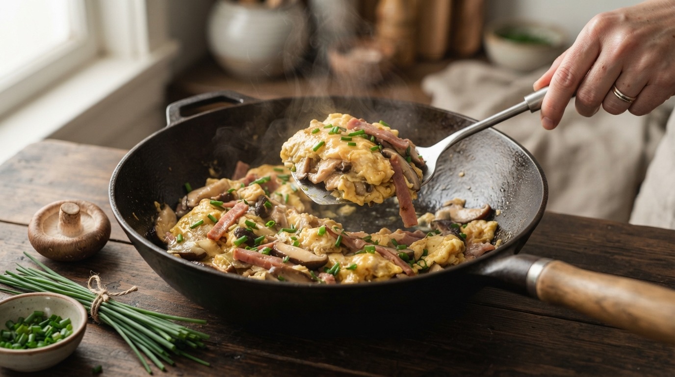 Geroerbakte Eieren recept Geroerbakte Eieren recept