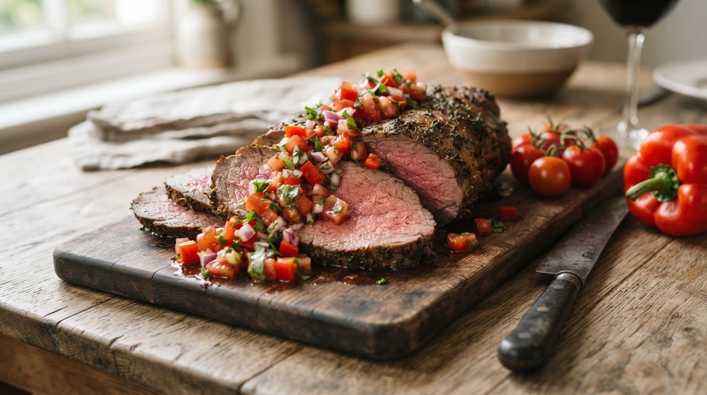 Geroosterd Rundvlees met Salsa