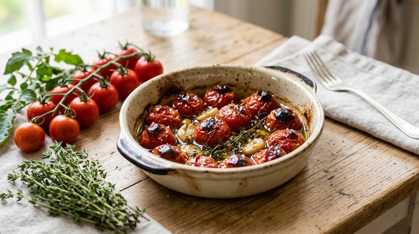 Geroosterde Tomaatjes recept Geroosterde Tomaatjes recept