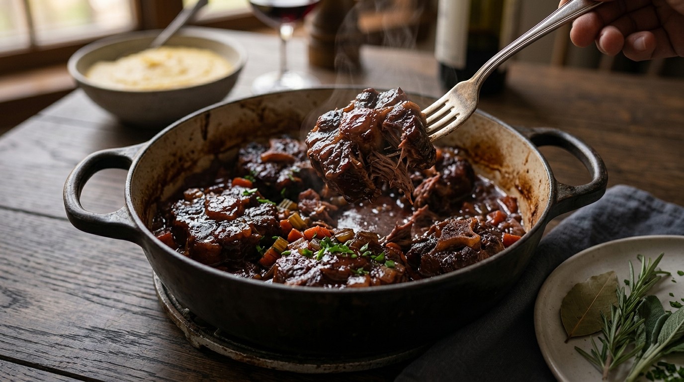 Gestoofde Ossenstaart recept Gestoofde Ossenstaart recept