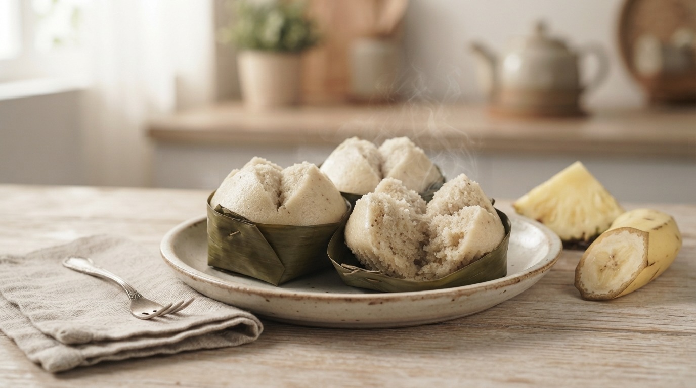 Gestoomde Bananenmuffins