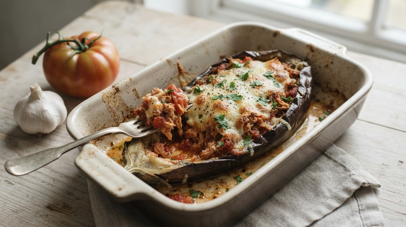 Gevulde Aubergine
