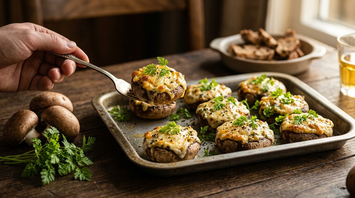 Gevulde Champignons recept Gevulde Champignons recept