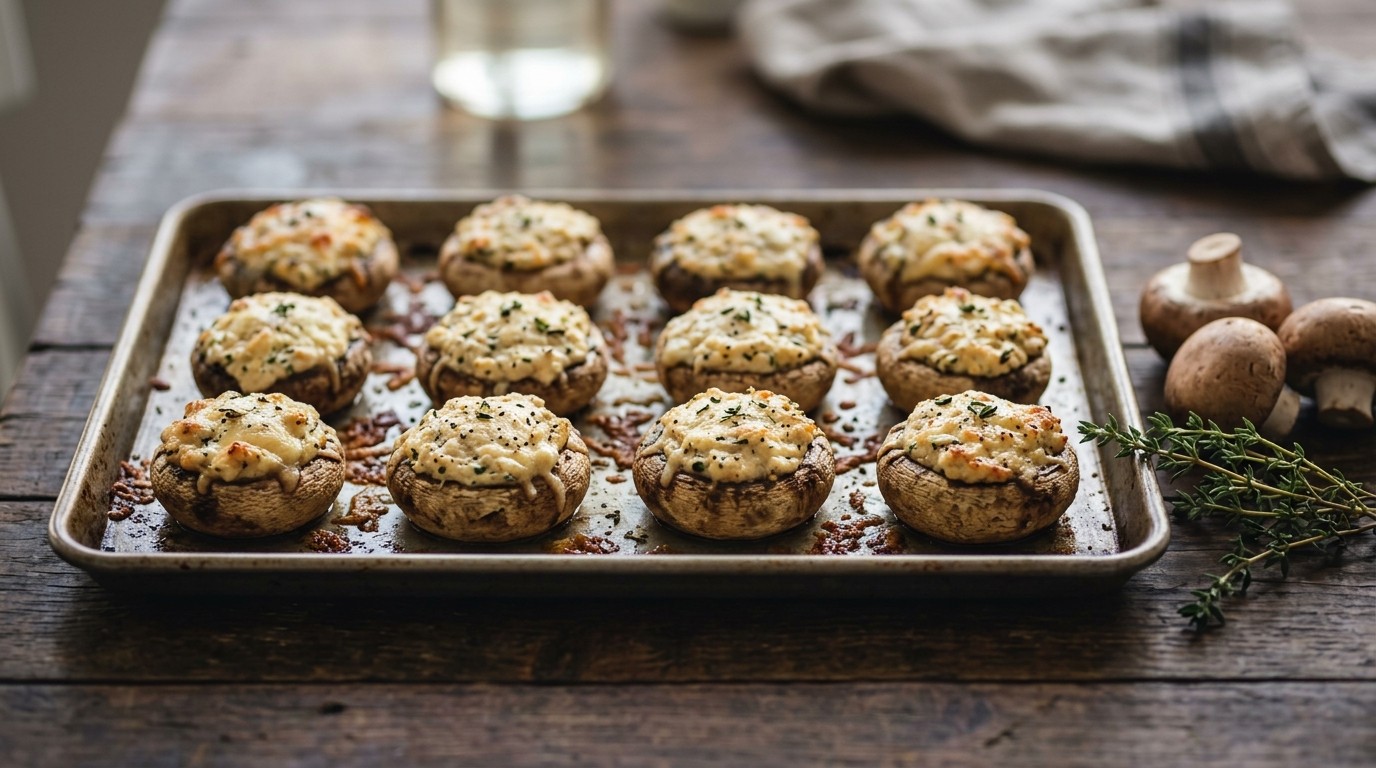 Gevulde Champignons met Roomkaas