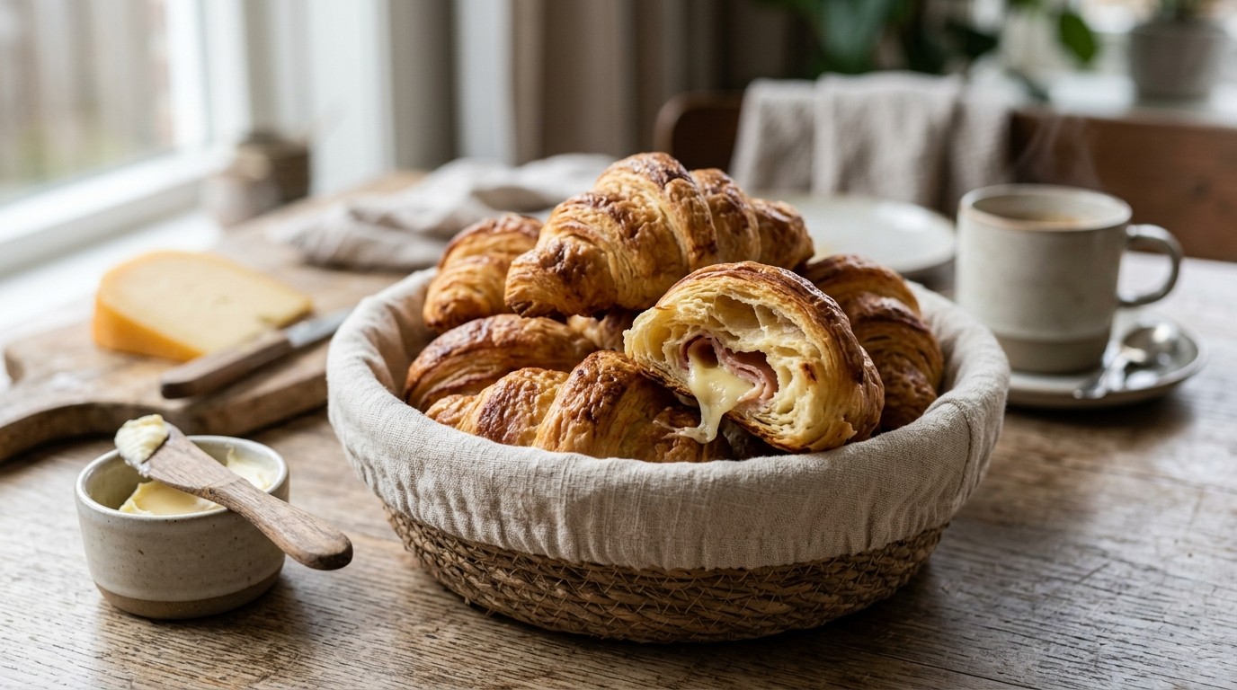 Gevulde Croissantjes