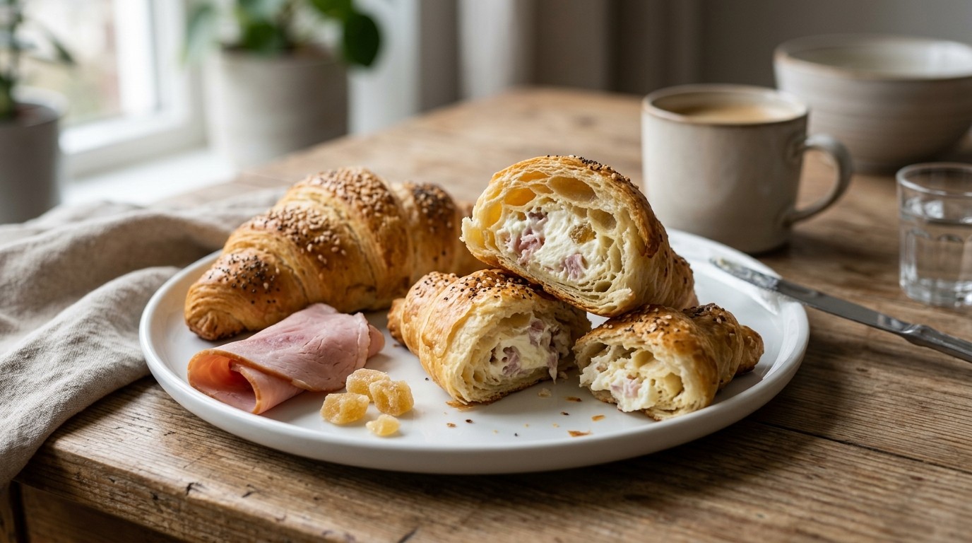 Gevulde Croissants met Monchou