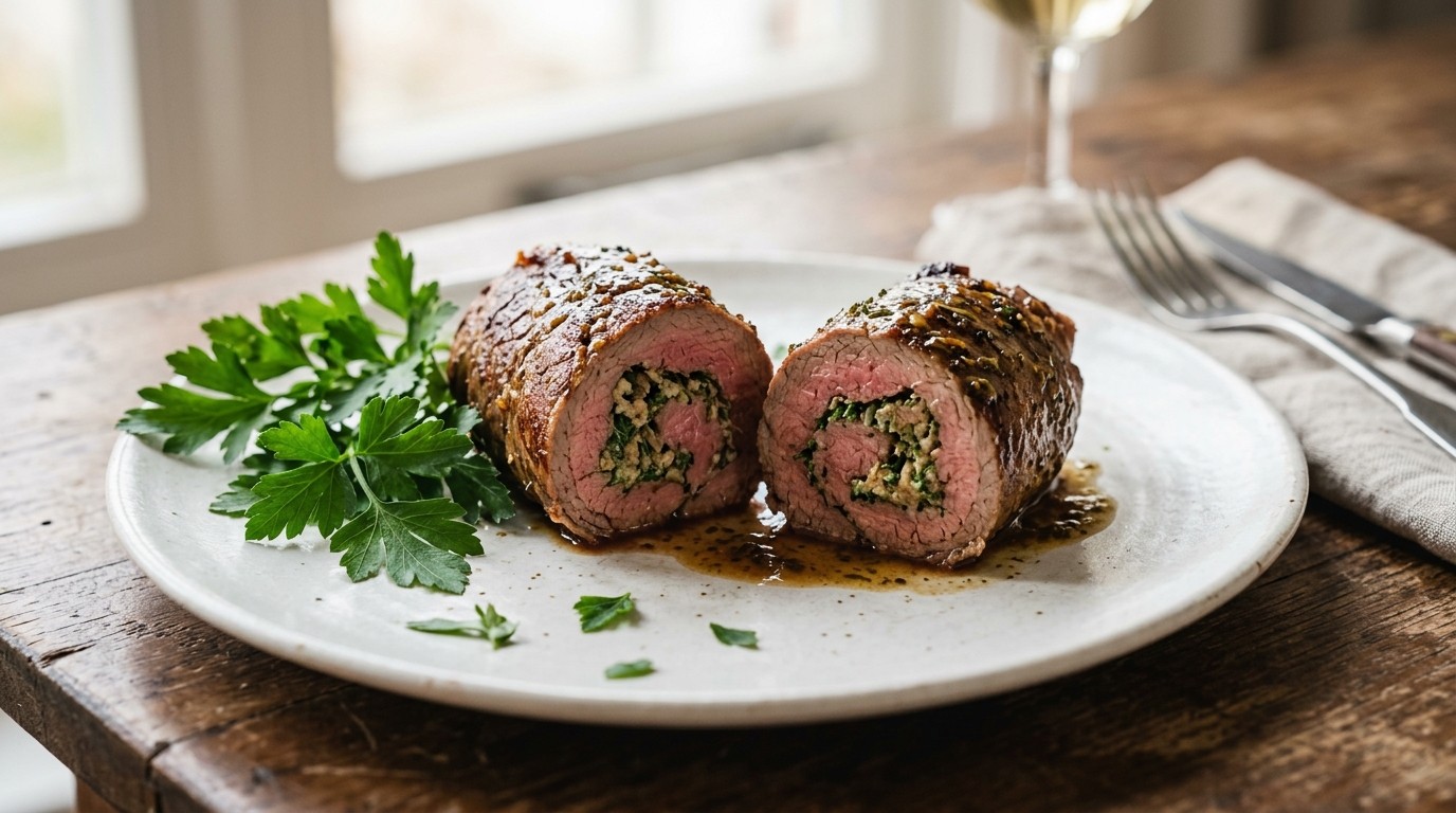 Gevulde Filet de Boeufrolletjes