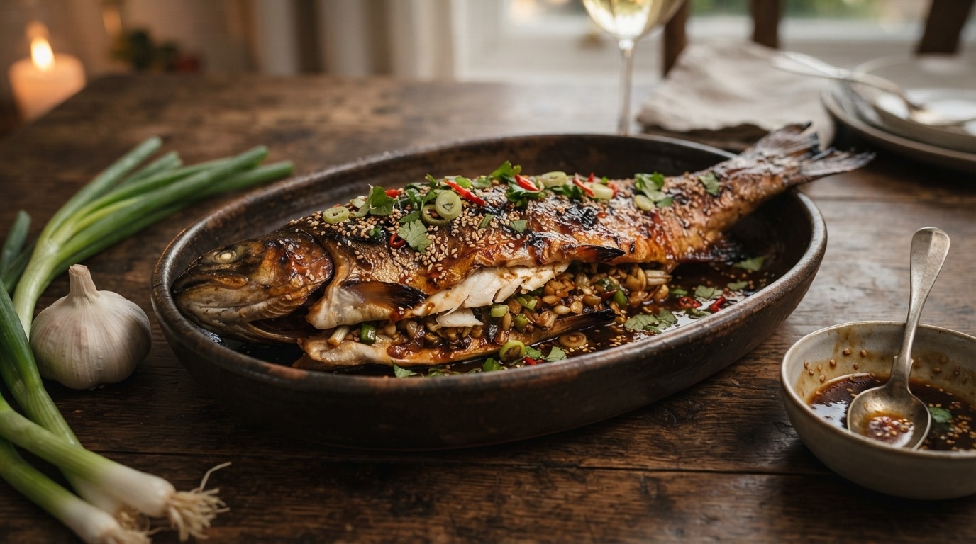 Gevulde Forel uit de Oven