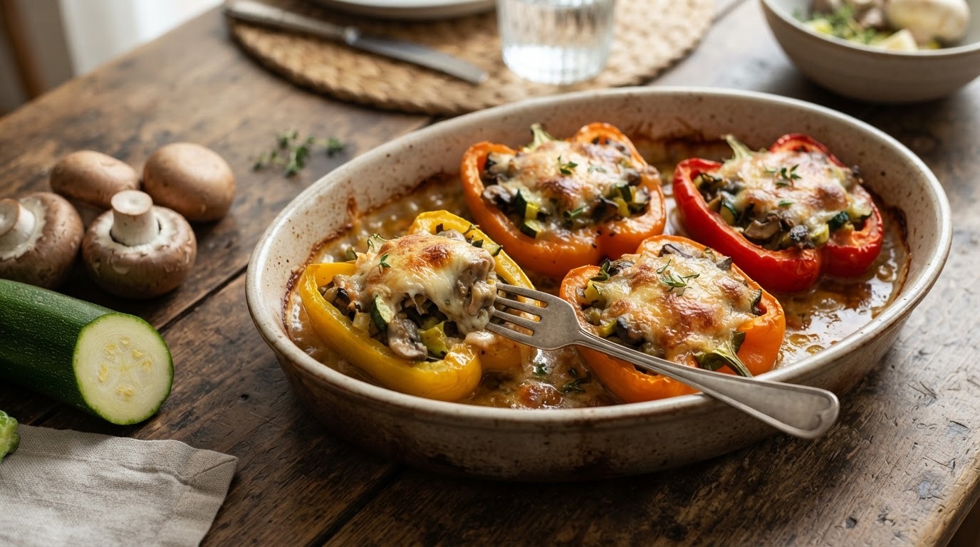 Gevulde Paprika's