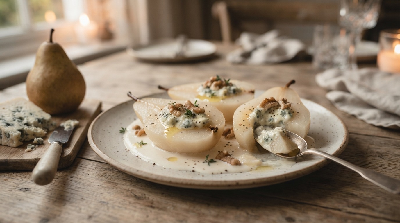 Gevulde Peren met Danish Blue