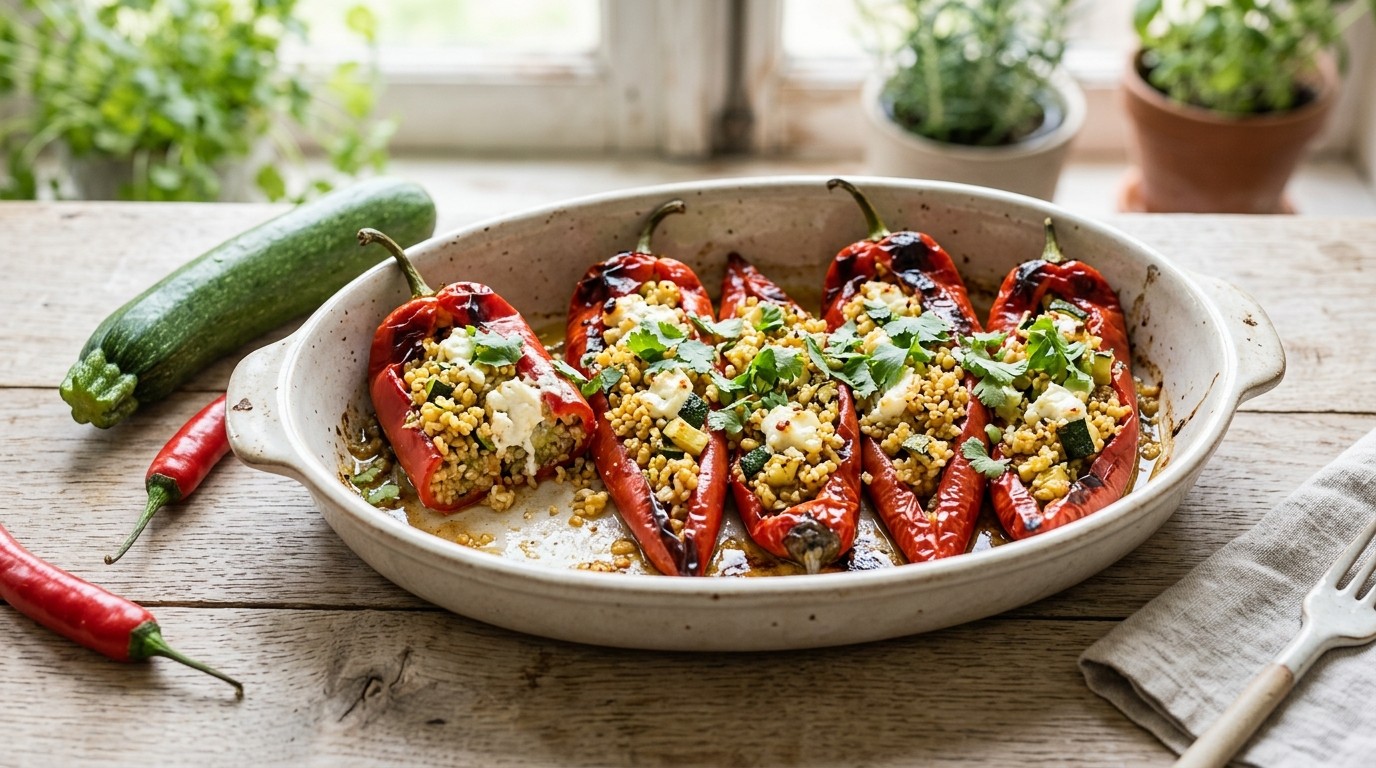 Gevulde Puntpaprika's