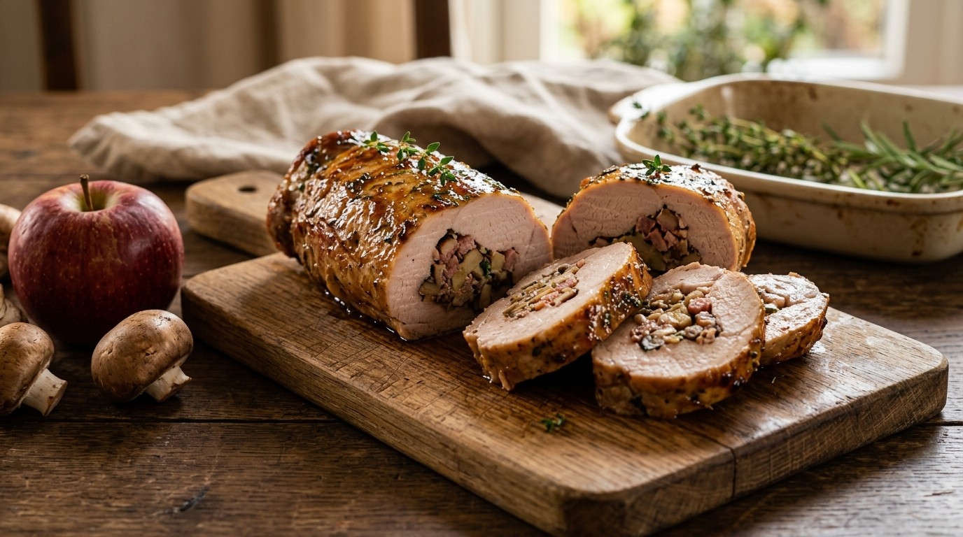 Gevulde Varkenshaasjes recept Gevulde Varkenshaasjes recept