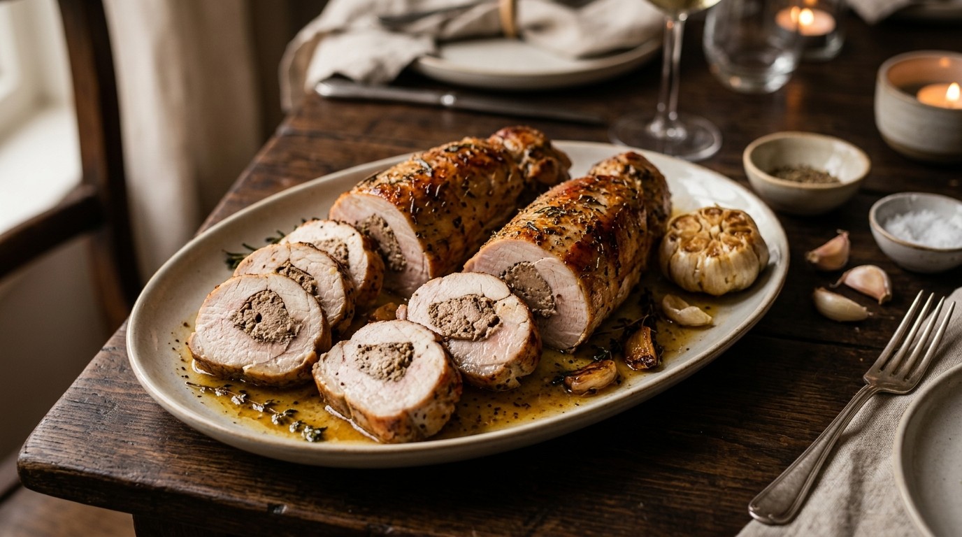 Gevulde Varkenshaasjes recept Gevulde Varkenshaasjes recept