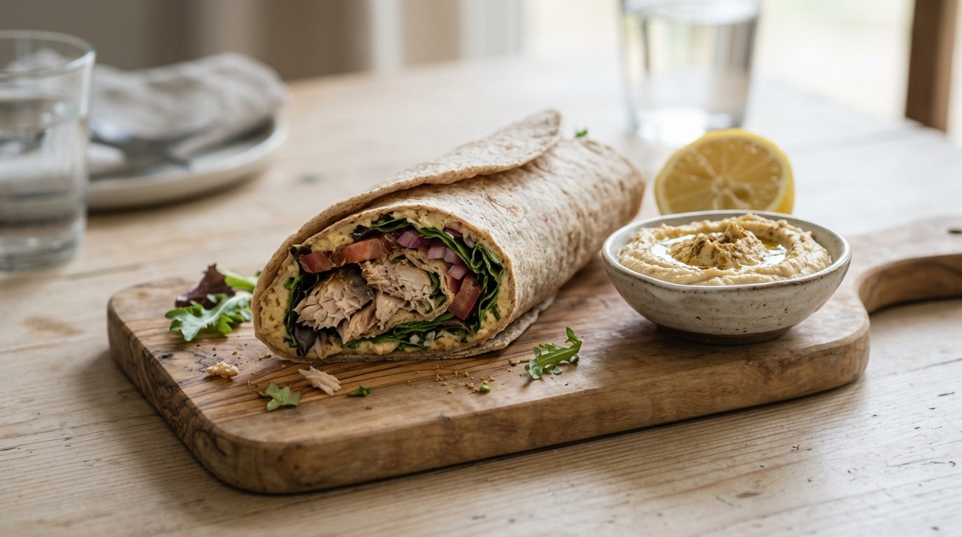 Gevulde Wrap met Makreel