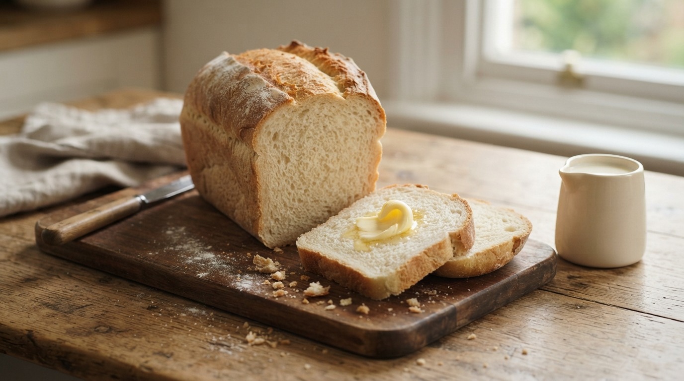 Gewoon Witbrood in Broodbakmachine