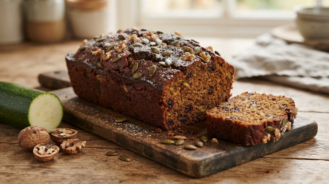 Gezonde Courgettecake
